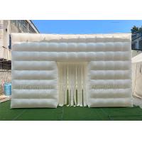 China Inflatable Event Tent PVC Wedding Party Led Night Club Photo Booth Inflatable Cube Tents for sale