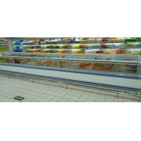 China Frozen Food Supermarket Island Freezer / Sea Food Display Counter Cabinet Freezer factory