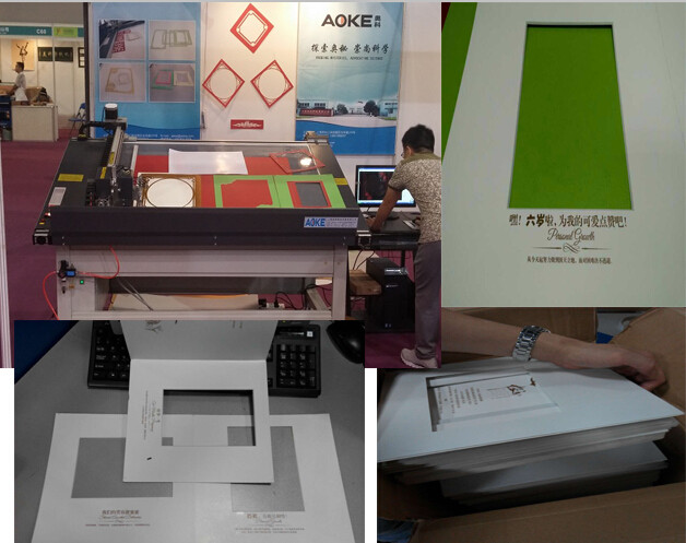China Automatically Mat Board Cutting Machine Photo Album Making Equipment factory