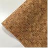 China 0.4-1.2MM Thickness Cork Leather Fabric Natrual Sound Insulating Dirt Repellent factory
