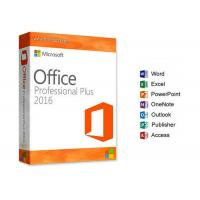 China Genuine Microsoft Office 2016 Pro Key / Ms Word 2016 Product Key For Windows 10 factory