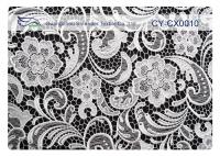 China Eco-Friendly Embroidered Lace Fabric , Nylon Lace Cotton Fabric CY-CX0010 factory
