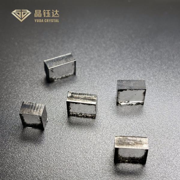 Quality Rectangular 7mm 9mm GH Color CVD Rough Raw Diamond For Ring for sale