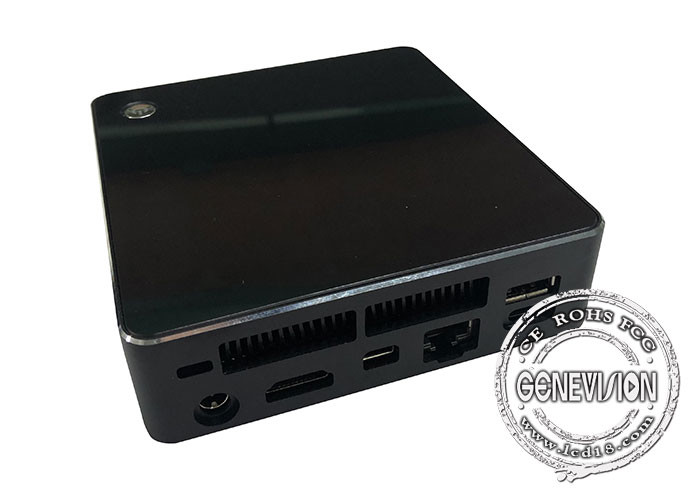 China 8th Generation i7 CPU Small PC Media Player Box Ultra Thin 3cm Thickness With  Input / USB3.0 factory