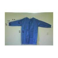 Quality Fluid Resistant Disposable Isolation Gown , Multi - Ply Non Woven Surgical Gown for sale
