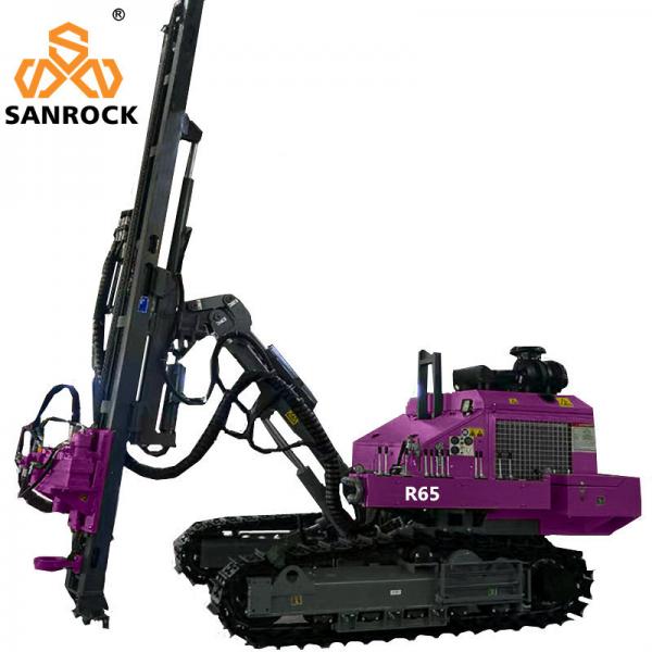 Quality Crawler Hydraulic DTH Drilling Rig Borehole 35m Deep For Ore for sale