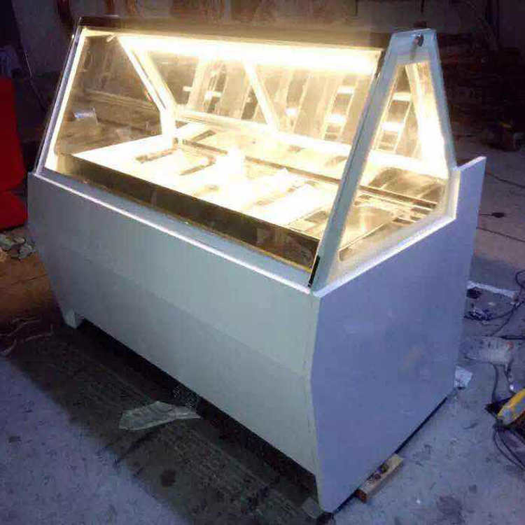 China Automatic Defrost Ice Cream Scoop Commercial Display Freezer R404a 1500*1130*1350mm factory