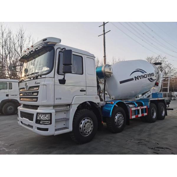 Quality F3000 Concrete Transport Truck 8x4 375hp Shacman Mixer EuroV White for sale