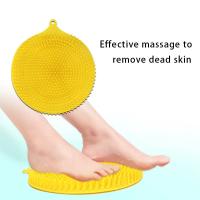 China Non Slip Multiscene Silicone Shower Mat Foot Scrubber Odorless for sale