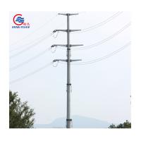 Quality Electric Transmission Steel Utility Pole Hot Dip Galvanized Metal ASTM123 GR50 for sale