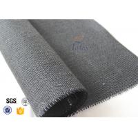 Quality 600g Thermal Insulation Materials Black Vermiculite Coated Fiberglass Fabric for sale