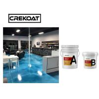 China 2 Parts Epoxy Resin Metallic Garage Floor Paint Clear Polymer Low Viscosity factory