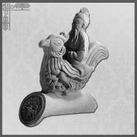 China Clay Roof Ridge Ornament In The Shape Legendary Animal Chinese Traditional for sale