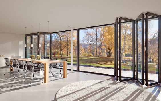 Quality Interior Aluminium Sliding Doors With Glass Inserts For Living Room aluminum for sale