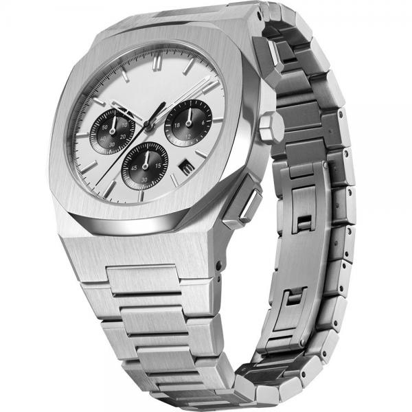 Quality SUS316L Stainless Steel Quartz Wrist Watch Chronograph With SR626SW Battery for sale
