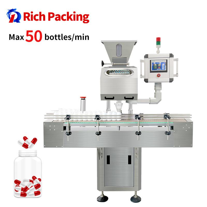 China Electrnic Automatic Counting Machine And Lab 8 Channel Bottling Softgel Hard Capsule factory