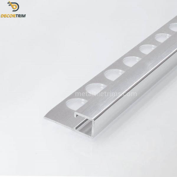 Quality Square Box Section Metal Tile Trims For Tile Edging Protection OEM ODM for sale