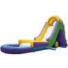 China Ground PVC Water Slides For Kids , Slip And Slide Water Slide With Water Fun Pool factory