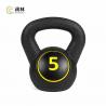 China Body Exercise Vinyl Coated Cement Kettlebell 5lb 10lb 15lb factory