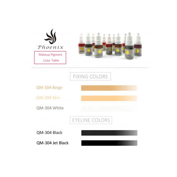 Quality OEM 15ml Makeup Permanents Pigment Tattoo Ink Microblading Plant Extract No Fade for sale