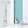 China Wall Mounted Stainless Steel Bathroom Shower Brushed Durable Eco Friendly factory