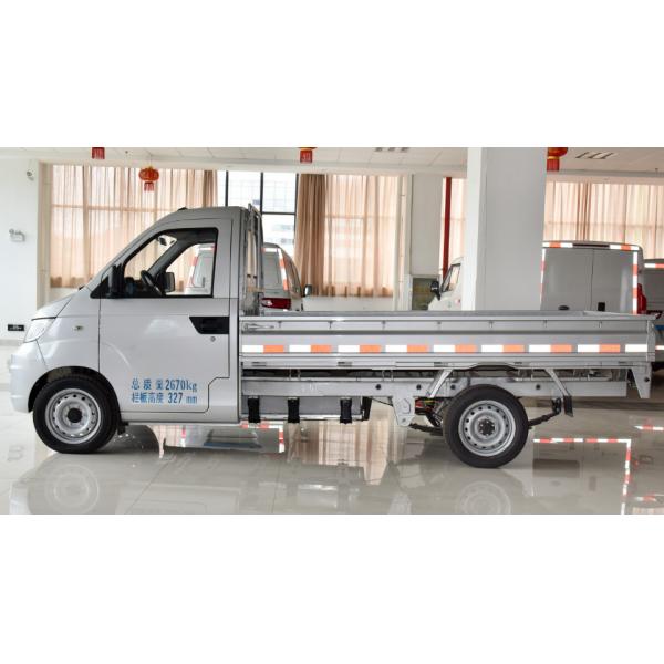 Quality 1-2 Ton Electric Mini EV Bus Pickup Truck With Fence for sale