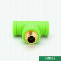 China ISO15874 Standard Green Plastic Pipe Fittings Equal Shape Smooth Inner Walls factory