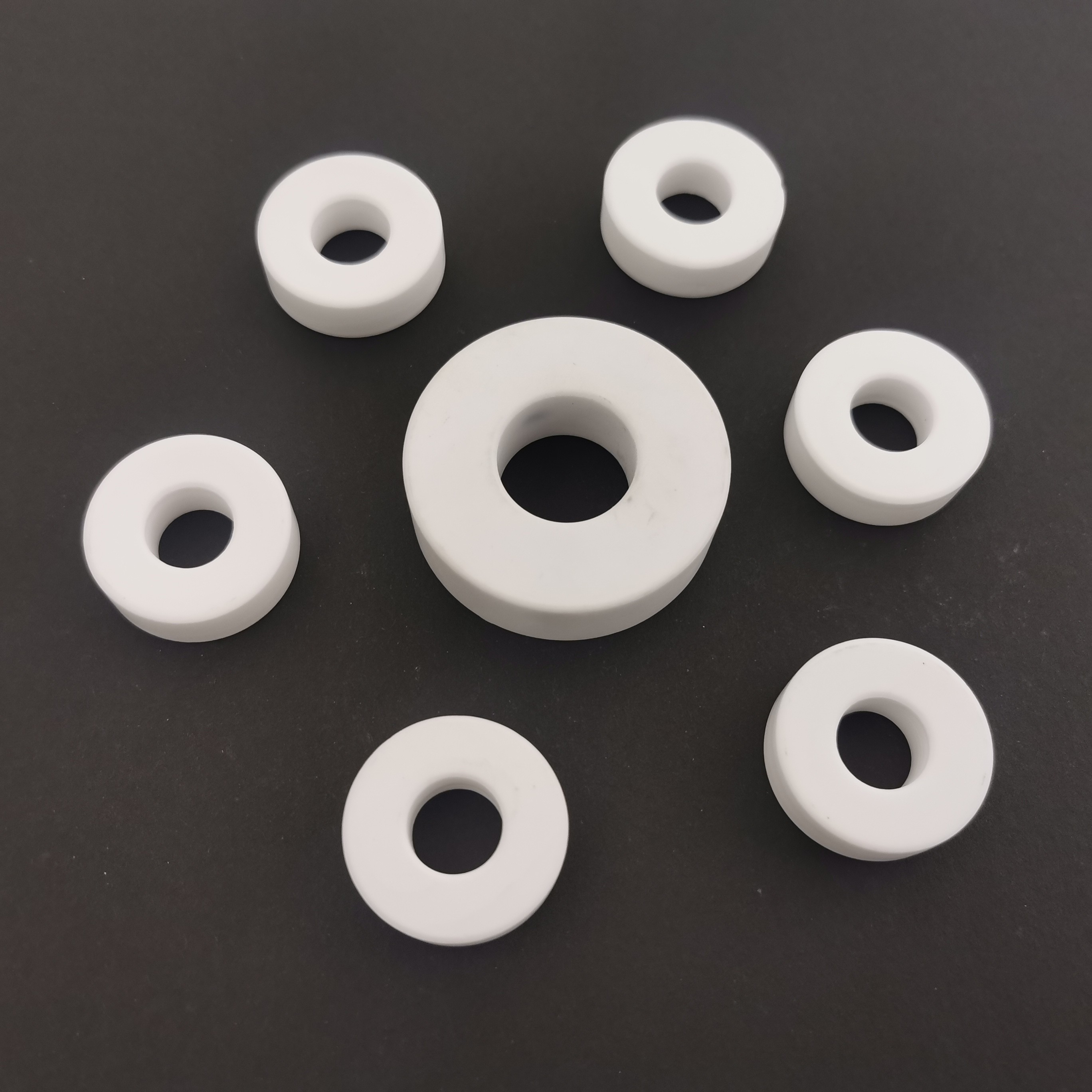 China durable fine industrial ceramic Alumina Ceramic Washer With High Precision factory