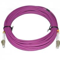 Quality PVC Material Fiber Optic Patch Cord 10 Meter Length LC DX MM 2.0 Diameter For CATV for sale