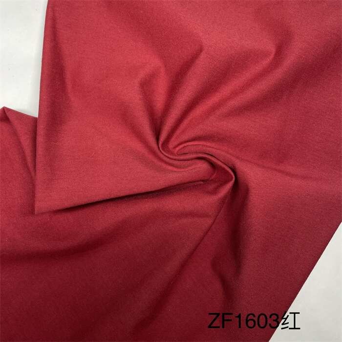 China 175cm Lightweight Red Denim Look Cotton Fabric Denim Fabric Stretch For Summer factory
