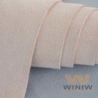 China Able To Wash Good Tenderness Lining Fabric PU Faux Leather  Microfiber Material For Shoe factory