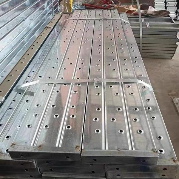 Quality Steel Sheet Galvanised 4m Walk Board Metal Scaffolding Plank Scaffold Board for sale