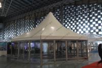 China φ10M Six Sides Pagoda Party Tent Temporary Aluminum Frame For Shanghai Exhibition factory