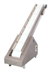 Quality Stainless Steel Climbing Inclined Belt Conveyor Portable For Finished Product for sale