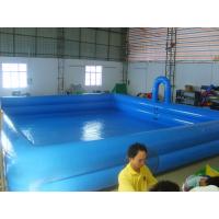 China PVC Tarpaulin Inflatable Swimming Pools Double Pipe Swimming Pool factory