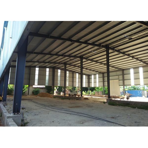 Quality Prefabricated light Steel Frame Warehouse Construction Large Span Portal Structure Design for sale