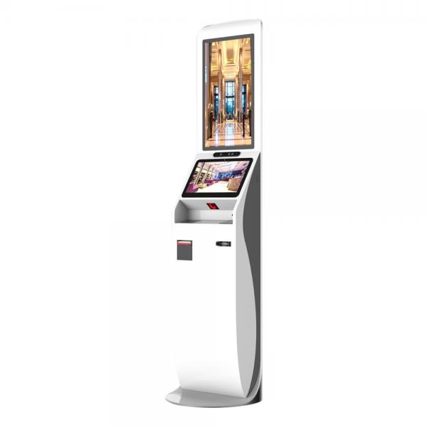 Quality 15 Inch Self Service Check In Hotel Rk3568 All In One Kiosk With Passport Scanner for sale