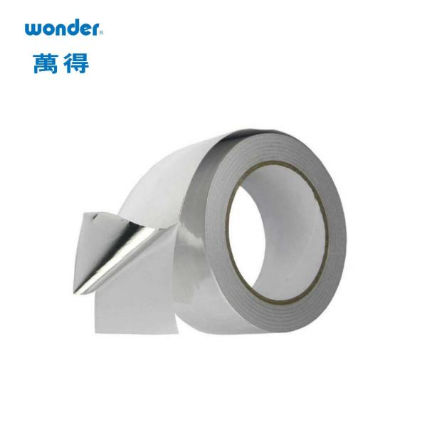 Quality Metallic Silver 3 Inch Aluminum Foil Tape 70m Length ISO Certified for sale