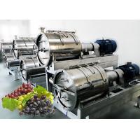 China High Juice Yeild Grape Juice Processing Line Easy Operation 1 - 20T/H Capacity factory