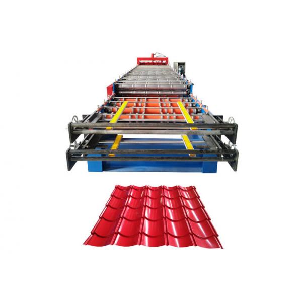 Quality Rib Roof / Corrugated Steel Panel Roll Forming Machine With Hydraulic Driving for sale