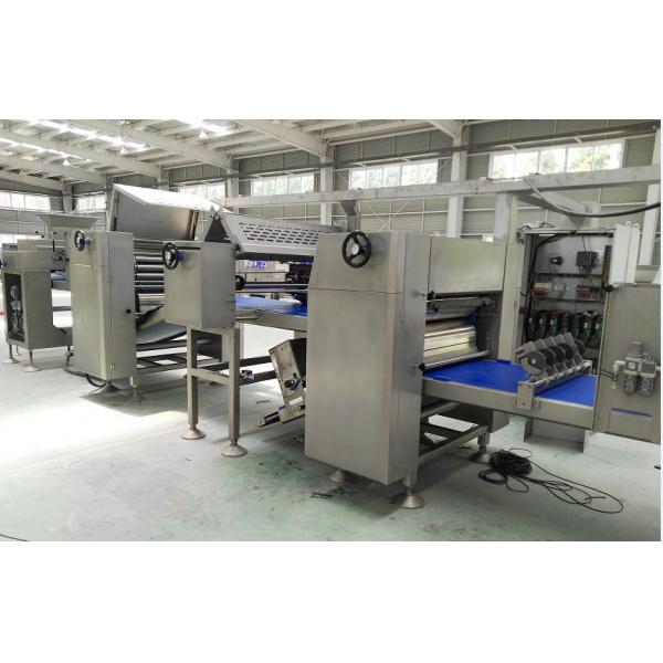 Quality Auto - Proofing Pita Production Line With Gas Fuel Tunnel Oven , Pita Bread Maker Machine for sale
