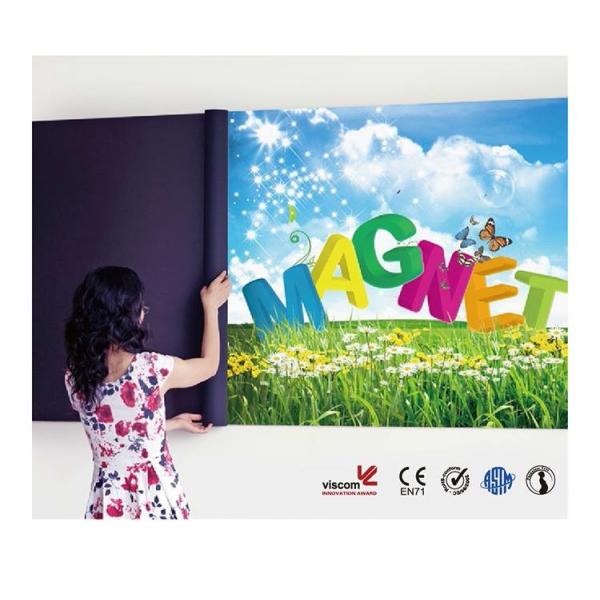 Quality Printable 380 Gohs Magnetic Sheet Rolls With Matte Glossy White PVC Vinyl for sale