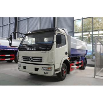 Quality Side Loading Garbage Compactor Truck Dongfeng 4X2 8CBM Carbon Steel Waste Truck for sale