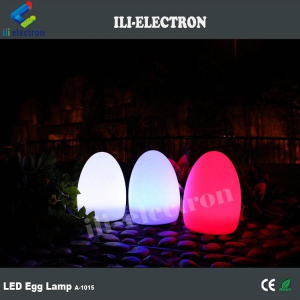 Quality Remote Control Egg Shaped Night Light IP65 Waterproof PE Plastic material for sale