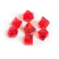 China Red dice sets,games dice,useful resin dice  for sale