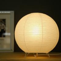 China Nordic Paper Lantern Table Lamp Japanese Style Modern Living Study Room Bedroom Bedside lamp(WH-MTB-255) factory
