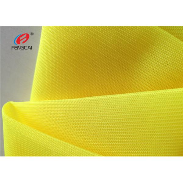 Quality 100gsm Yellow orange 100% Polyester Oxford Fluorescent Material Fabric For for sale