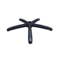 China Factory  700mm Black Nylon Office Chair Swivel Base with Lumbar Support and Casters factory