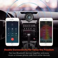 china Bluetooth Car Speakerphone Kits,Hands-Free Motion AUTO-ON Car Kit Stereo Music Speaker Wireless Sun Visor Audio Receiver