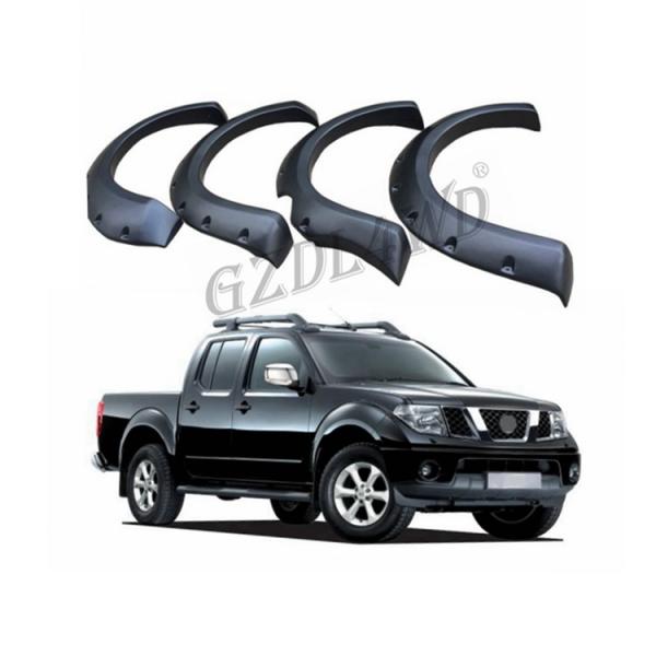 Quality 4 doors Truck 4x4 Wheel Arch Flares For Nissan Navara D40 Parts With Rubber Trim for sale